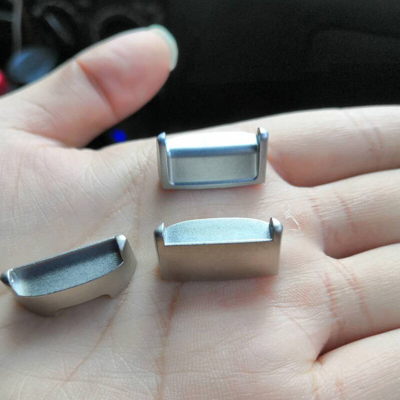 10 stuks adapter roestvrij staal vervanging 1:1 voor fitbit charge 3 4 band diy connector band polsband accessoires 5 paar