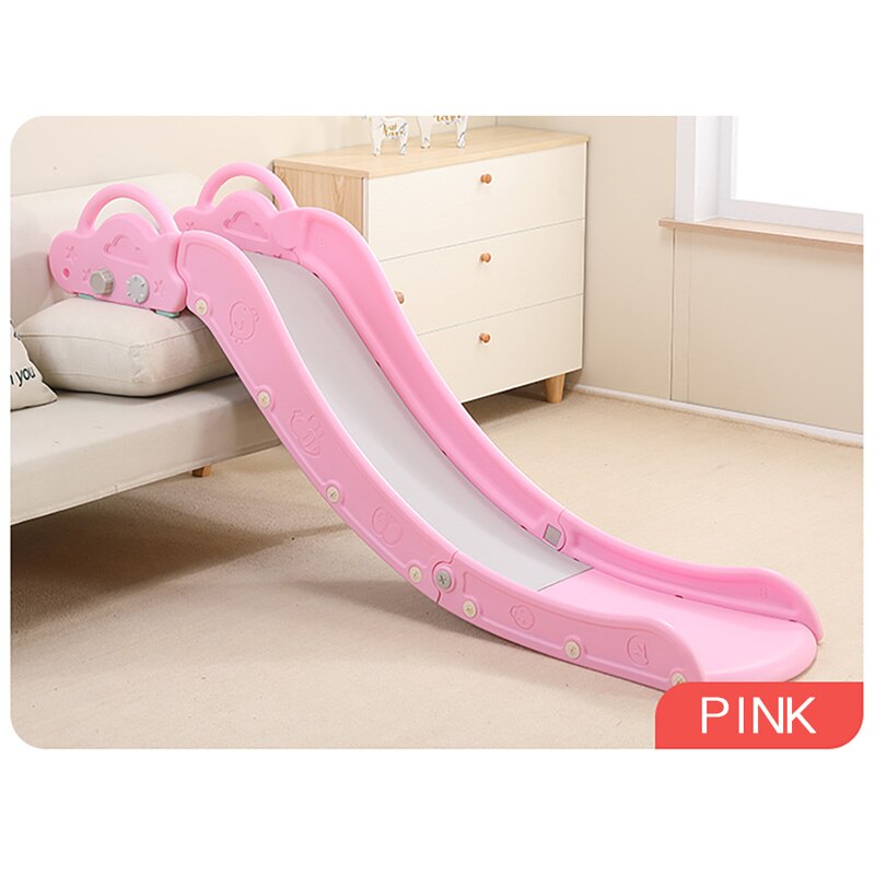 Ruizhi Baby Verhoog En Dikker Milieuvriendelijk Plastic Dia Bed Langs De Bank Speelgoed Niet Ruimte Innemen Kids Sport Speelgoed RZ1249: pink