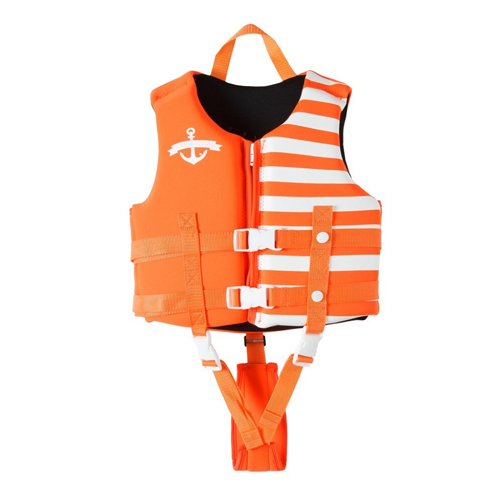 Newao chaleco salvavidas de entrenamiento infantil neopreno EPE Buoyancy chaleco salvavidas para bebés niños Chaleco de natación para pesca en Kayak: Orange / L