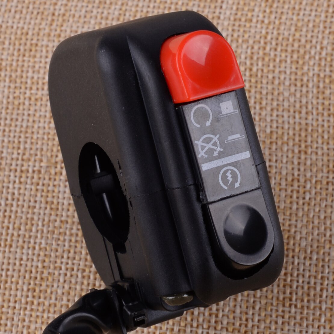 CITALL 7/8" 22mm Motorcycle ATV Handlebar Mount Start Stop Kill On Off Button Side Right Switch ES
