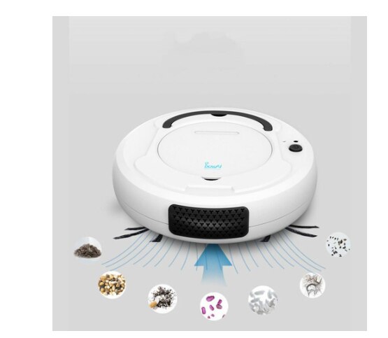 3-In-1 Multifunctionele Auto Smart Robot Floor Cleaner Oplaadbare Droog Nat Mop Vegen Stofzuiger Sterke Zuigkracht huis Schoon