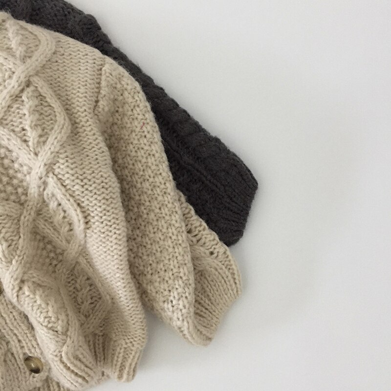 DEEPIN Studio 2022 primavera nuovi vestiti per bambini maglione monopetto in cotone maglione corto Cardigan per ragazze e ragazzi 1-7T