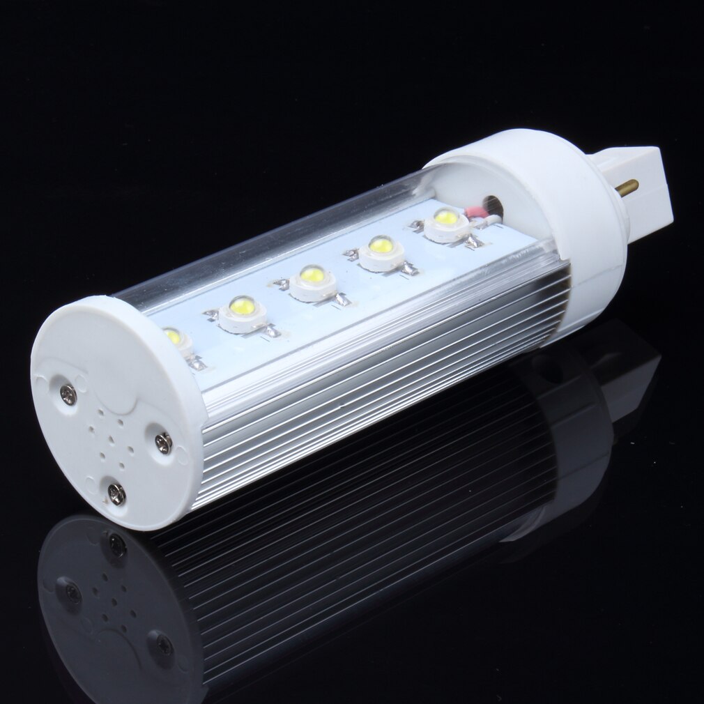 G24 5W Positive White Horizontal Use Half-Side Light Bulb High-power