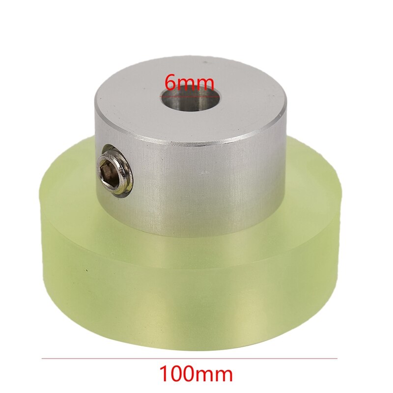 Roue de mesure pour codeur rotatif, 2 pièces, 100Mm, en aluminium et polyuréthane