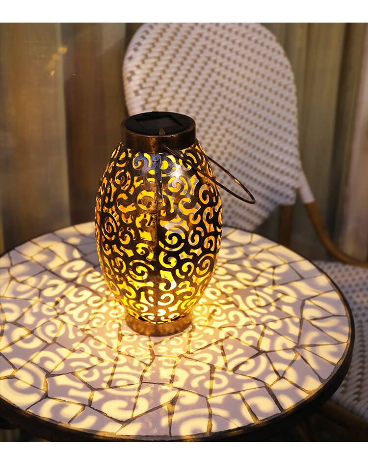 1 PCS Waterproof Solar Light Decorative Solar Lantern Outdoor Hanging Tabletop Lanterns Garden Yard Desk Decorations: 3