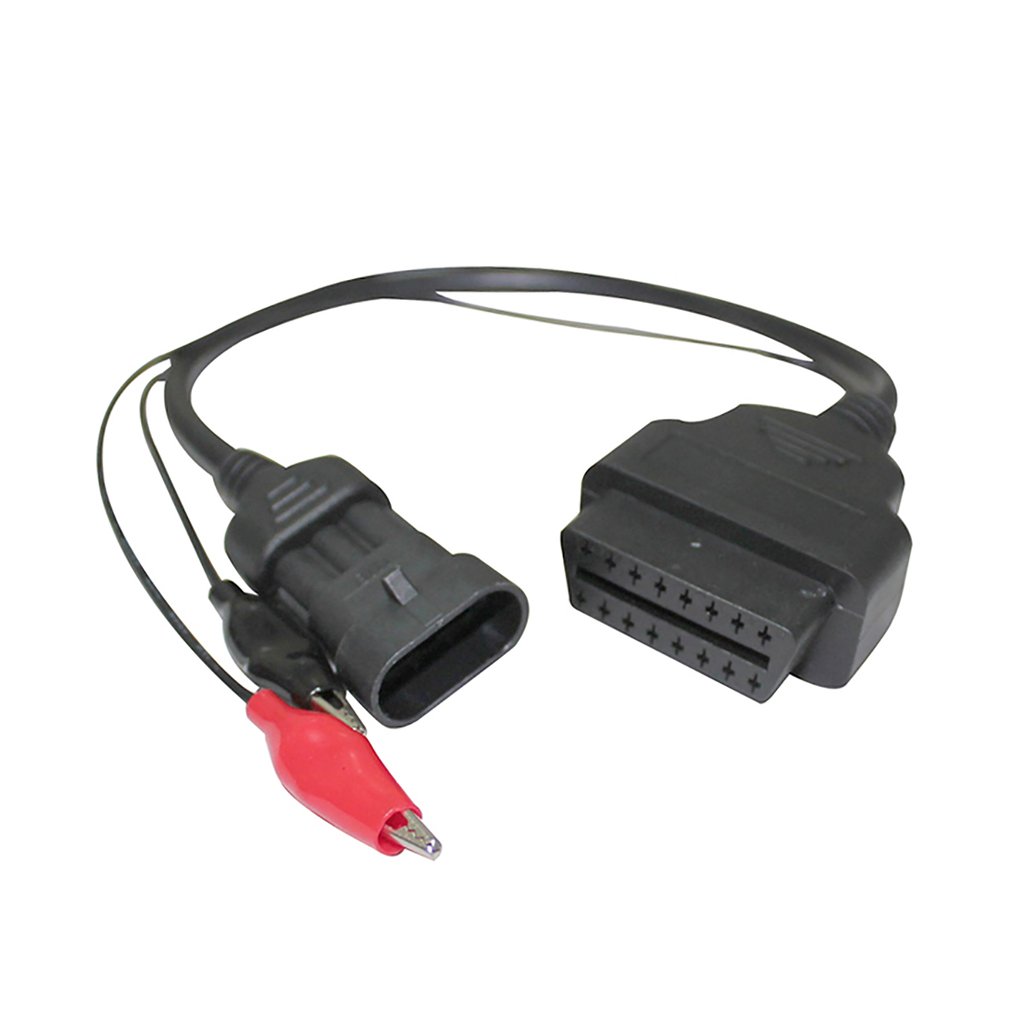 Cable adaptador OBD2 de 3 pines a 16 Pines, conector de diagnóstico para Fiat Alfa Lancia