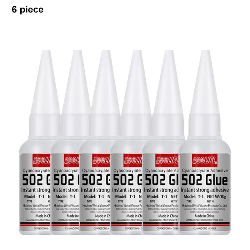 502 Super Glue Bond Fast Universal Glue For Toys Crafts Shoes Paper Wood Plastic Fast Repairing factory direct: Clear