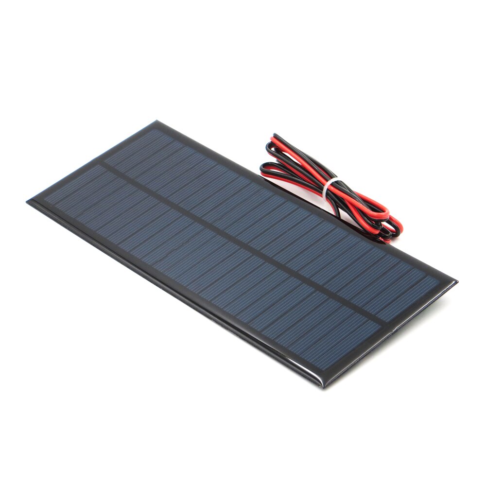12 V 2,5 W Panel Solar portátil Mini DIY Panel de módulo sistema para lámpara Solar con batería juguetes teléfono cargador células voltios 12 V 2,5 W vatios