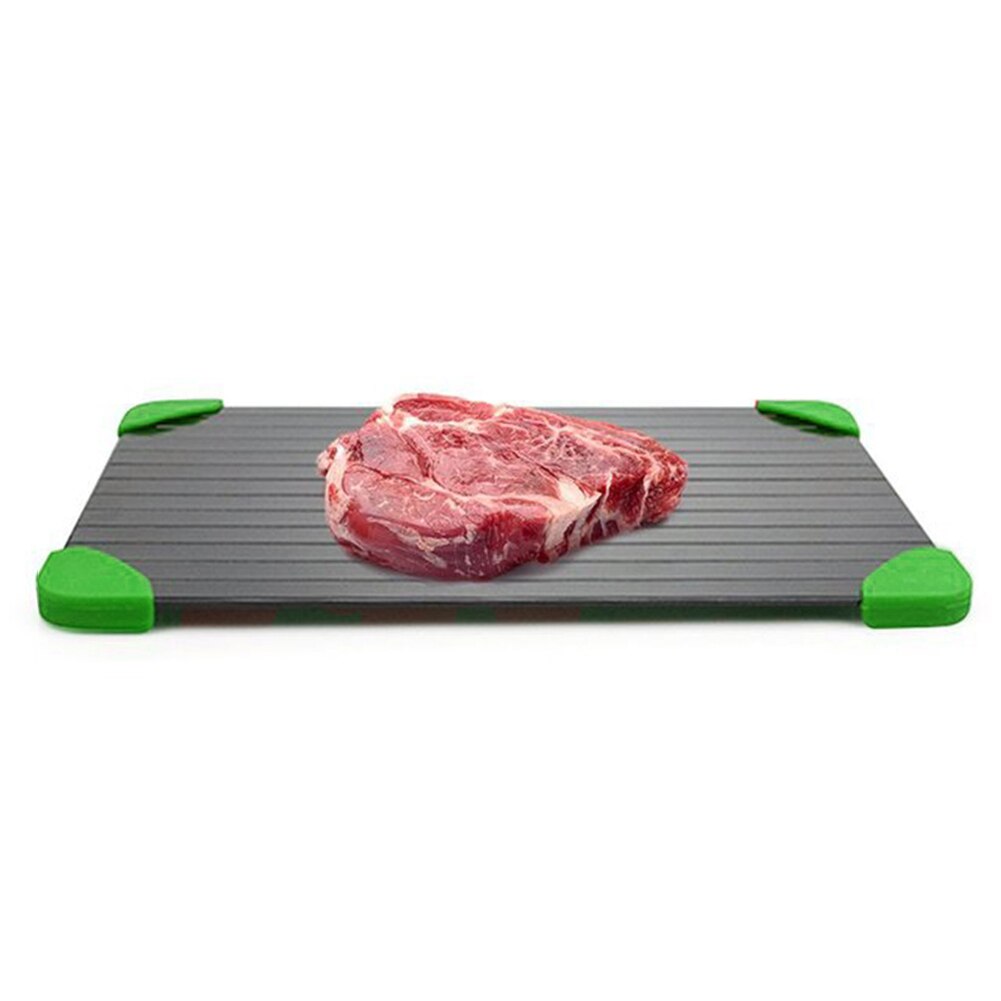 Practical Defrosting Trays Fast Thawing Aluminum Tray Household Eco-friendly Cutting Board for Unfrozen Food Meat