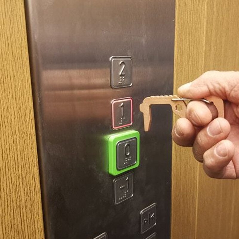 No Touch Open Door Assistant Portable Anti Germ Elevator Button Drawer Door Handle Assistant safety Contactless Door Opener