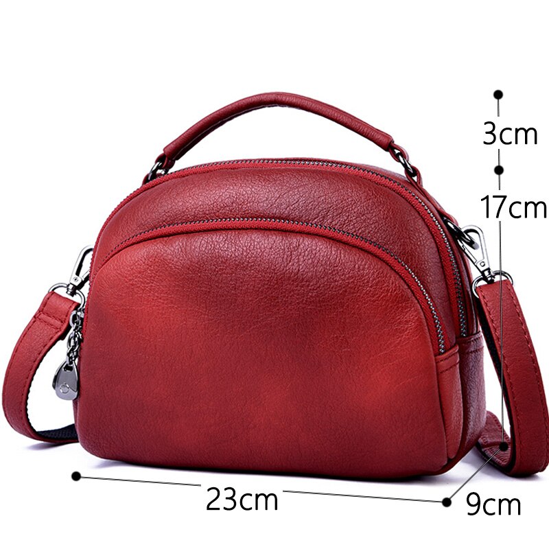 Handtas voor dames leren schoudertassen casual rode tote dames handtassen eenvoudige handtas met handvat aan de bovenkant dames crossbody tas
