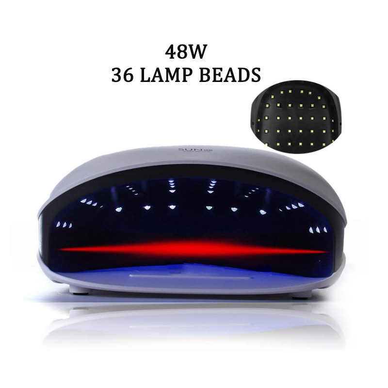 SUN4S – lampe UV LED 48W pour séchage du vernis à ongles Gel, Machine avec écran LCD, équipement de manucure et de Salon de photothérapie