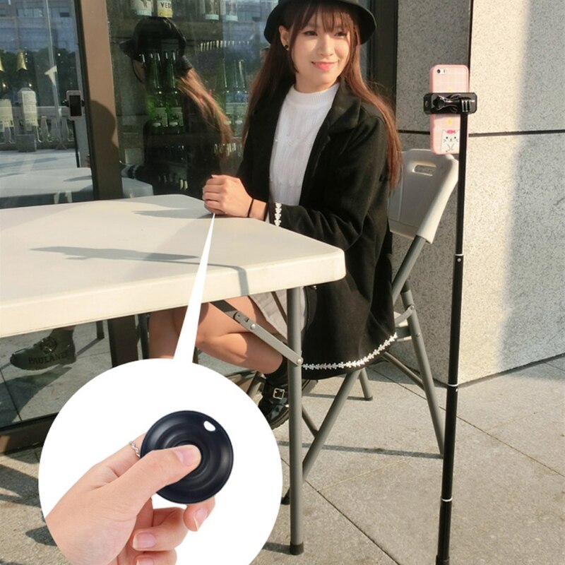 OCDAY Wireless Bluetooth 4.0 Camera Shutter Remote Control Portable Self-Timer for IOS Android Smartphones