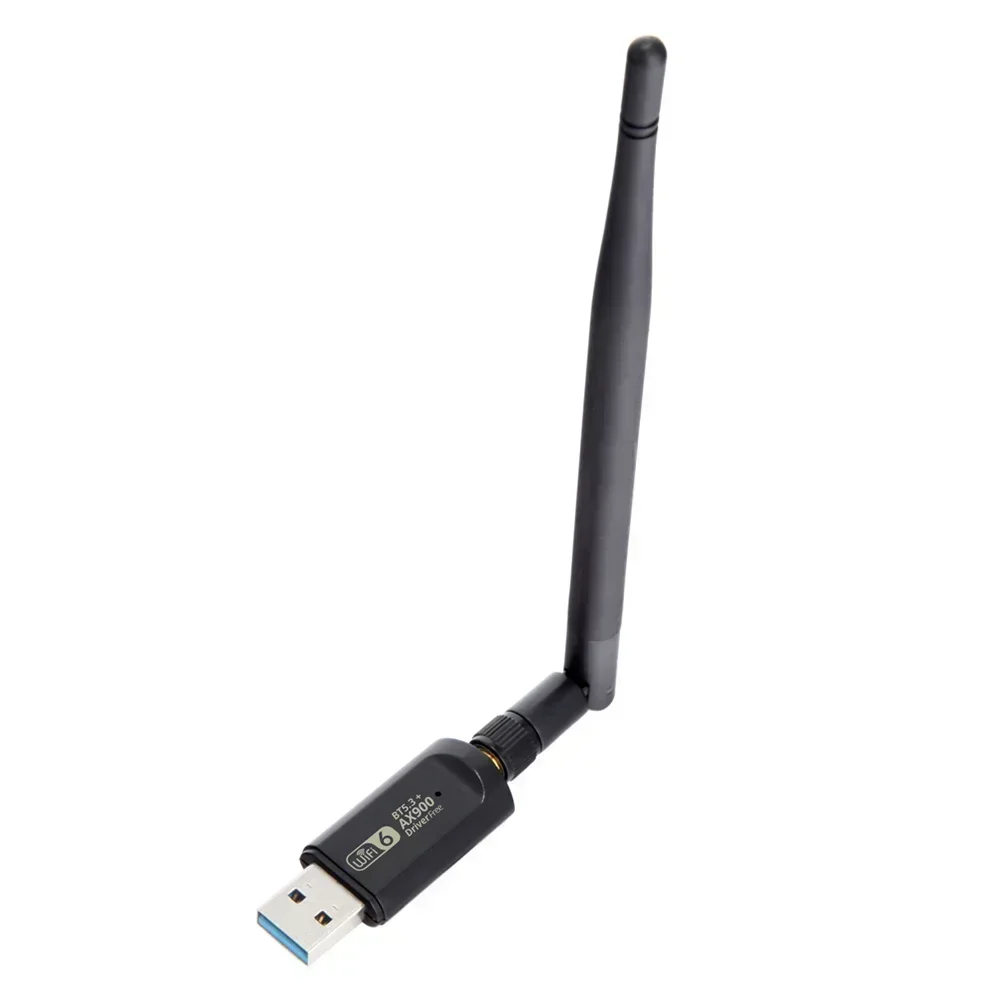 ax900 900mbps USB Bluetooth 5.3 Wifi Adapter 2 in 1 For PC BT wifi6 2.4G 5G 5dbi Dongle Usb Wireless WiFi Receiver for PC: black