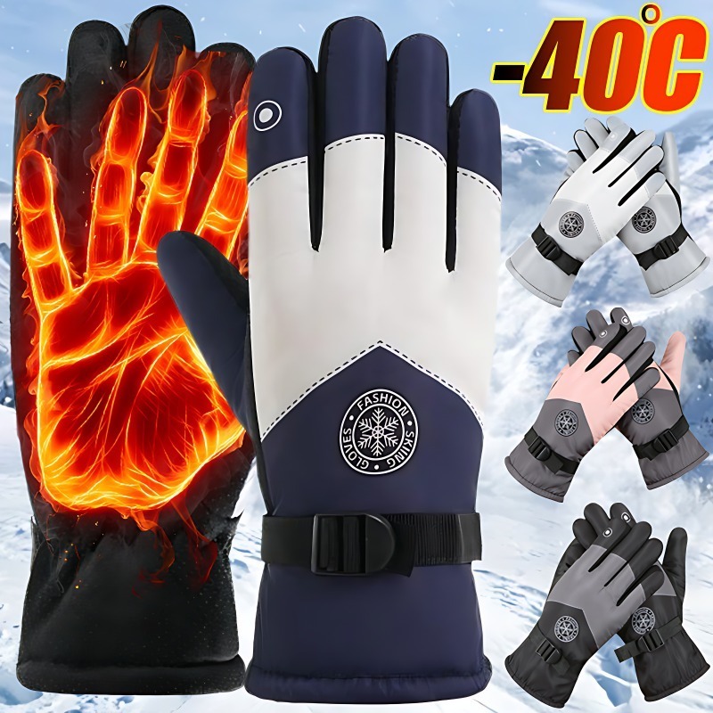 Buy Waterproof Windproof Winter Thermal Gloves Touch Screen Warm - View #8
