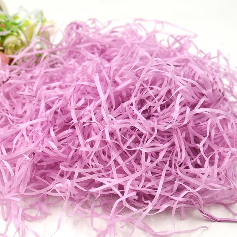 70g Paper Shred Filler Cozy Natural Hamster Paper Bedding Hamster Shredded Paper Hamster Cage Cushion Material: Purple