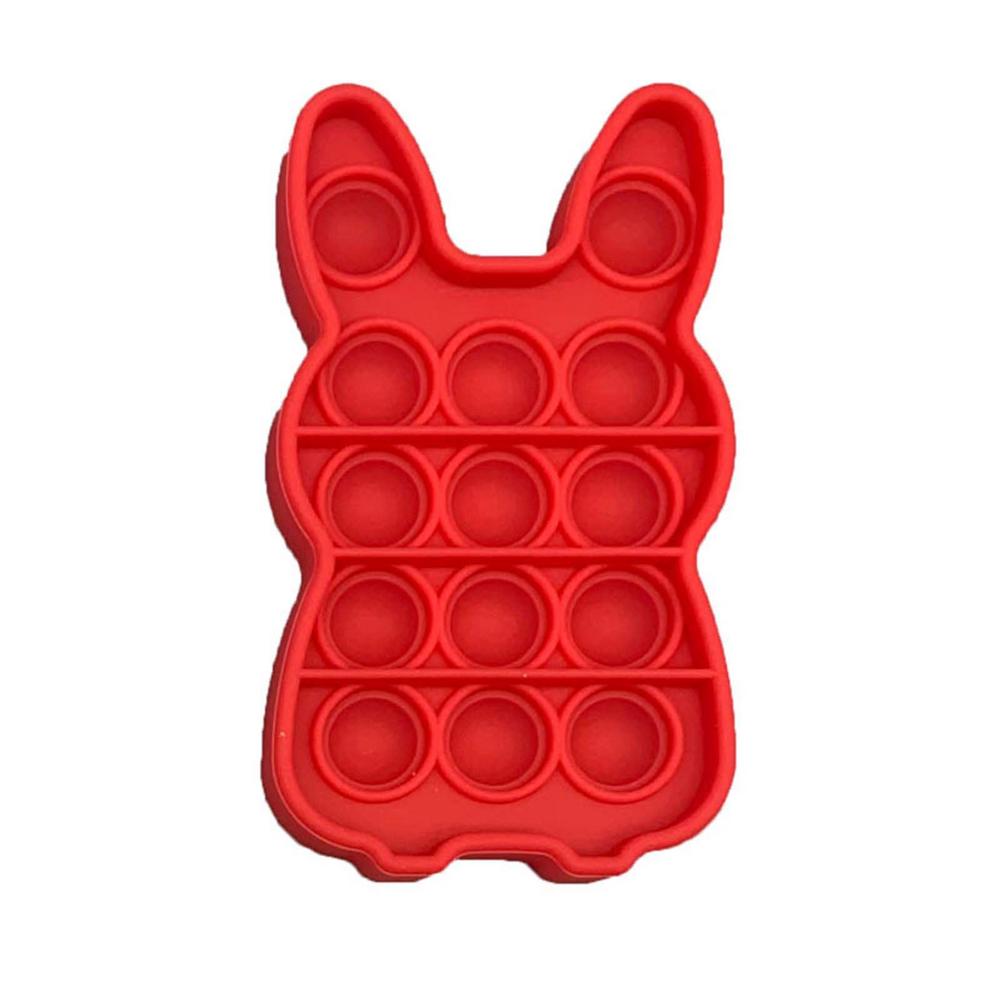 Tier Form Bunny Bär Ferkel Push Blase Silikon Sensorischen Spielzeug Dekompression Anti Stress Relief Popping Sound Zappeln Spielzeug: 01