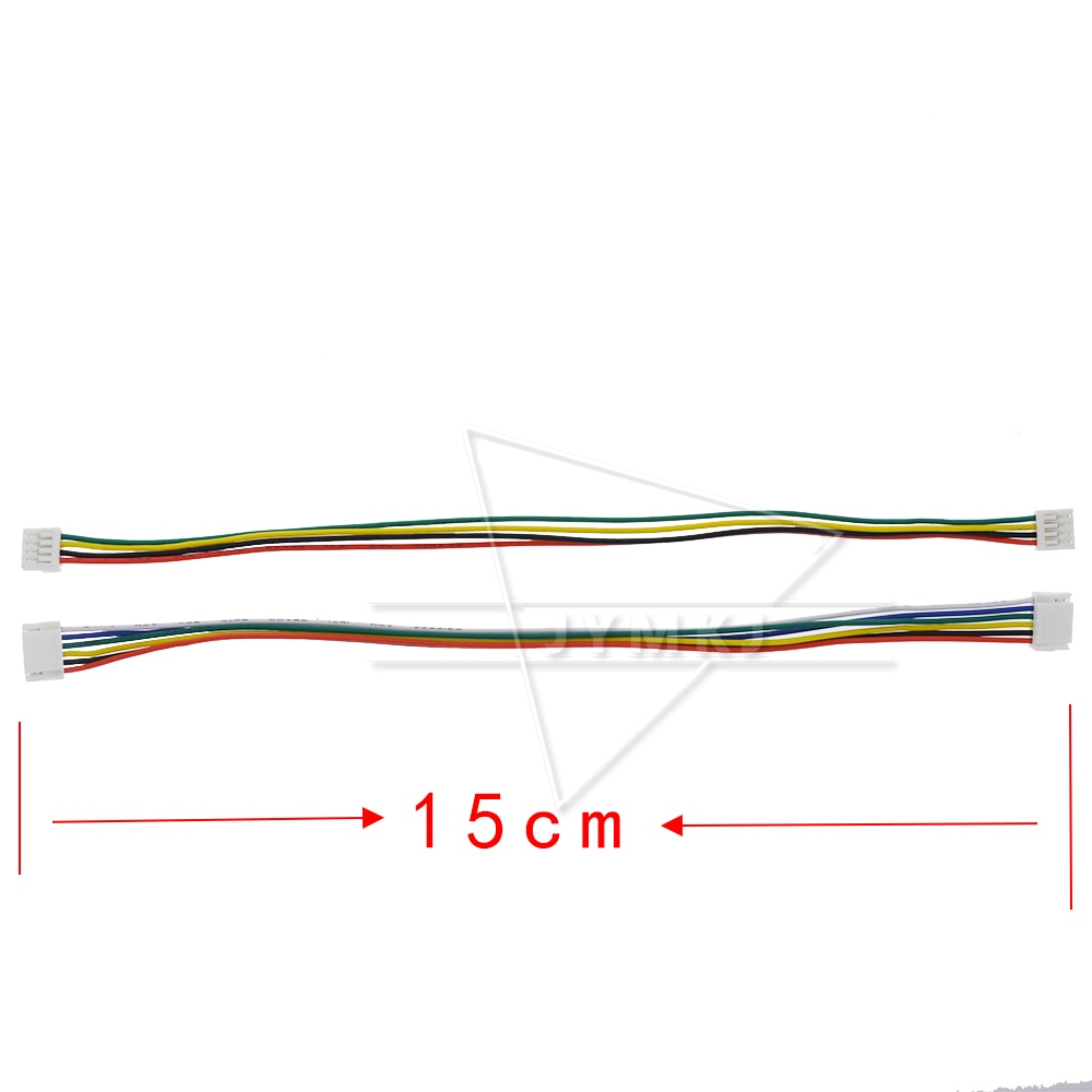 10 PCS 2P/3P/4P/5P/6 Pin JST GH Series 1.25 Female Double Connector with Wire 150MM 1007 28AWG GH1.25 1.25MM