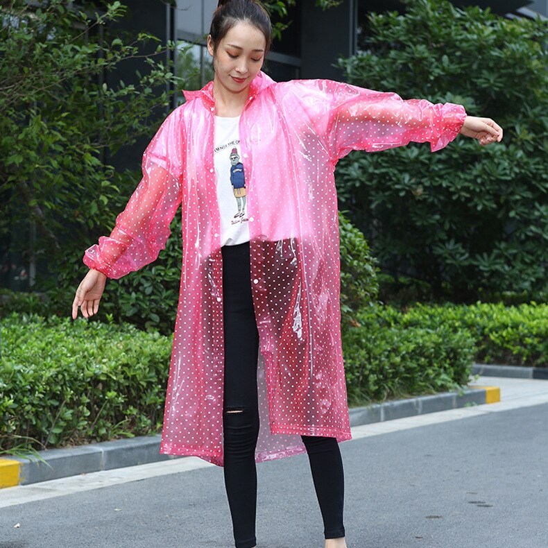 Meisjes Mode Een Stuk Regenjas Non Wegwerp Verdikking Outdoor Regenjas Een Stuk Poncho Pvc Regenjas