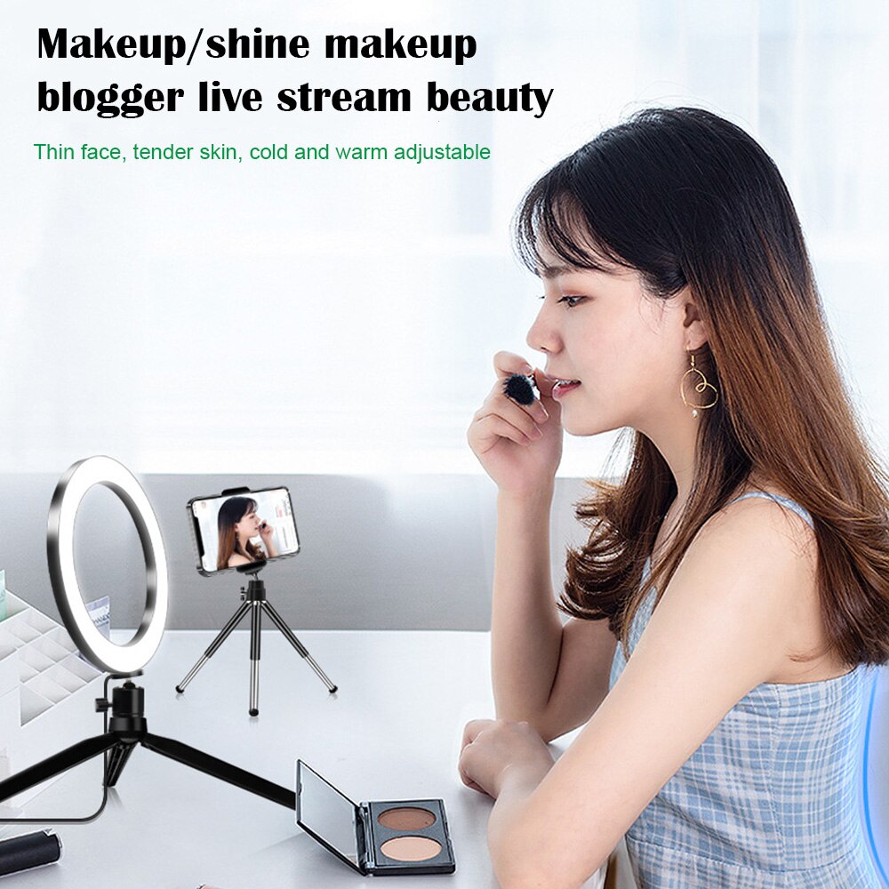 16cm/26cm dimbare led-ringlampen voor fotografische verlichting, invullicht voor fotostudio, telefoon, video, beauty, make-up, camera