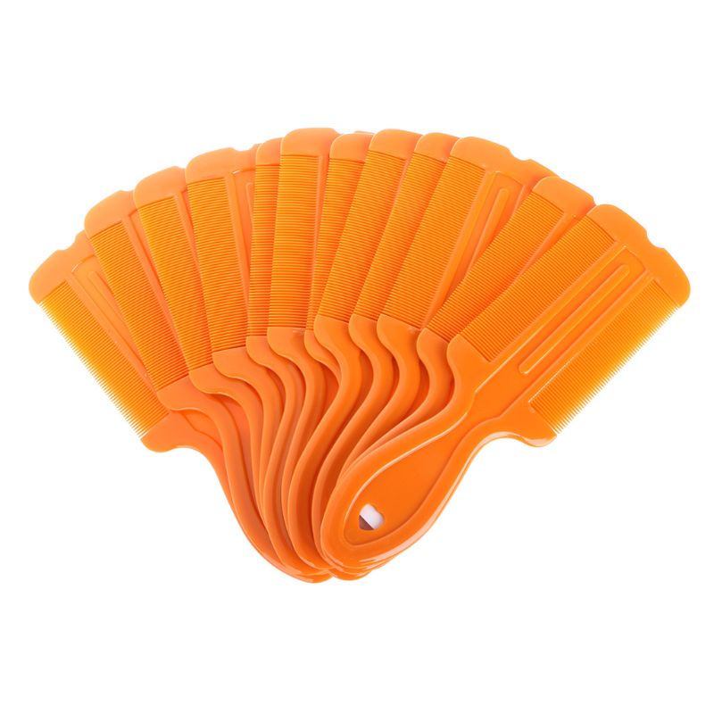 1PC Double Sided Nit Comb Fine Tooth Head Long Handle Lice Hair Combs for Flea