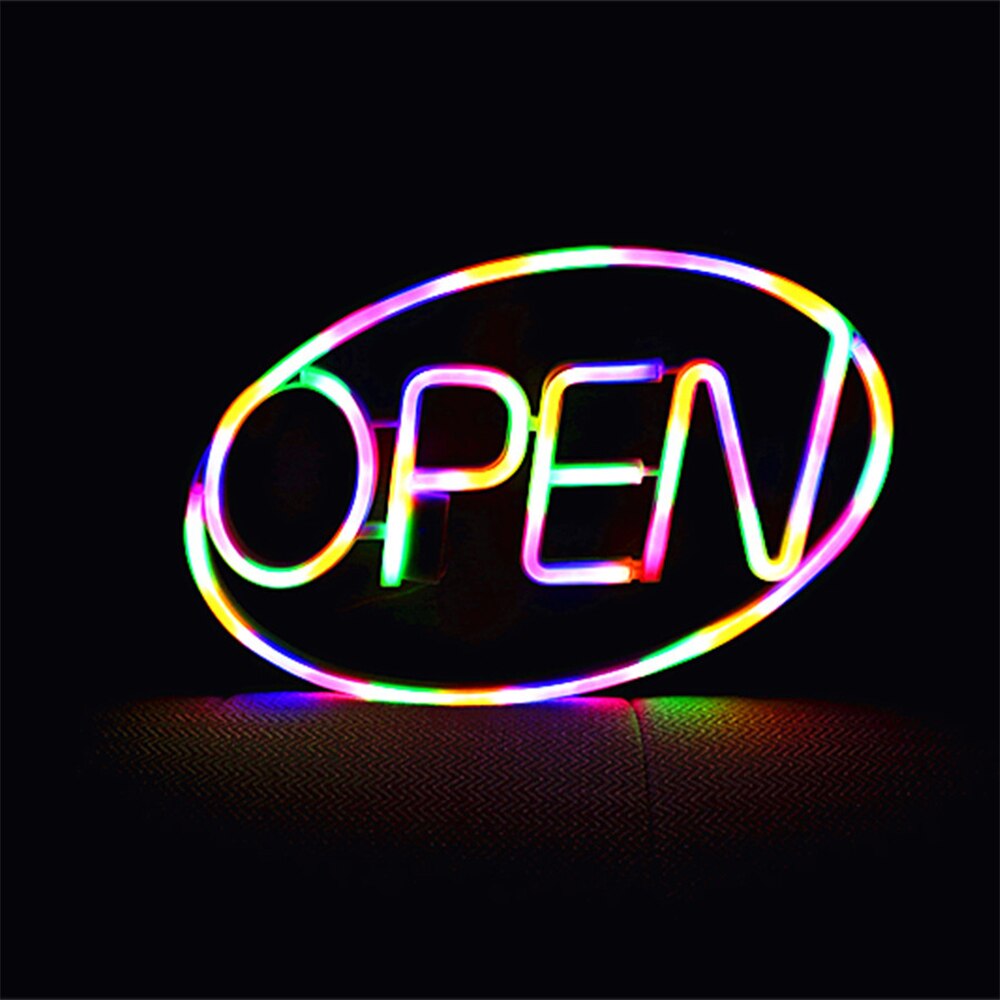 LED Neon Advertising Lights Commercial Lighting Word Sign Wall Decor Window Display LED Neon Light Sign Remote Control