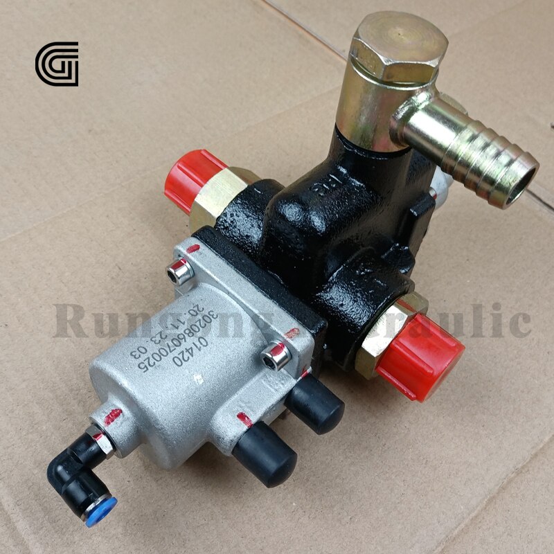Dump Truck Lift Valve Pneumatic Control Same to HYVA Manual Tipper Hydraulic PT Handle Air Operated Camion