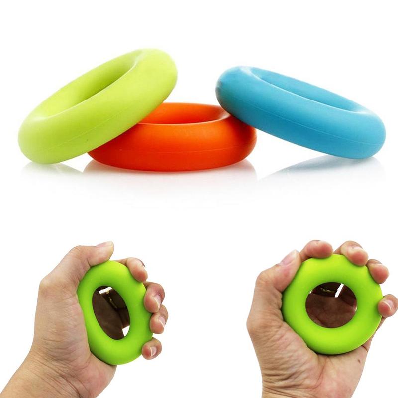 Silicone Grip Ring Grip Finger Force Trainer Hand-muscle Developer Silicone Grip Ring