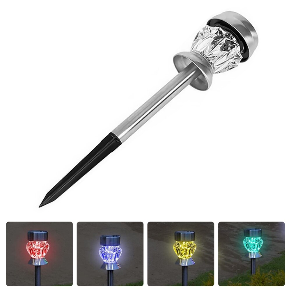 1 set tuinverlichting, gazonverlichting, led-verlichting, buitenverlichting op zonne-energie