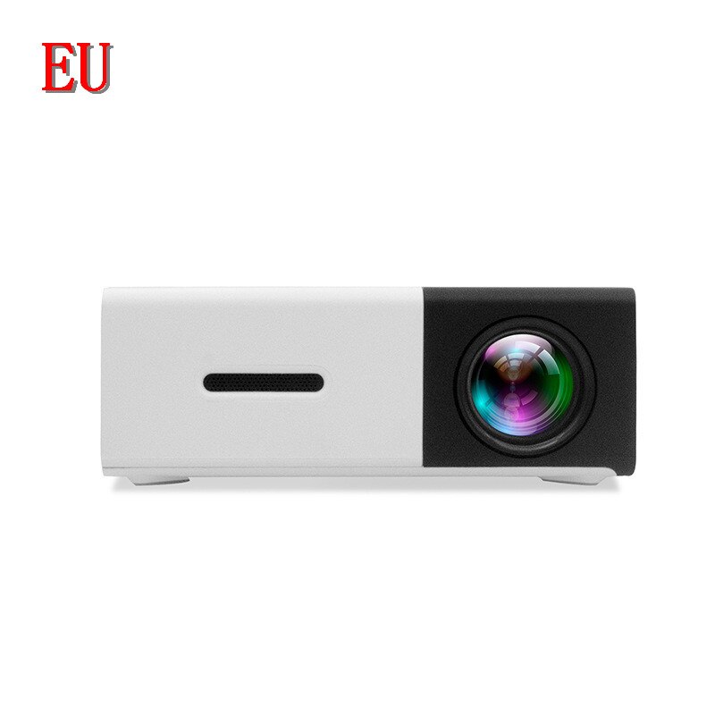 1pc Nuovo Per YG300 Portatile di Famiglia Piena di Proiettore Smart Pocket Mini Proiettore Ricaricabile A LED Ad Alta Definizione Home Theater: Blu