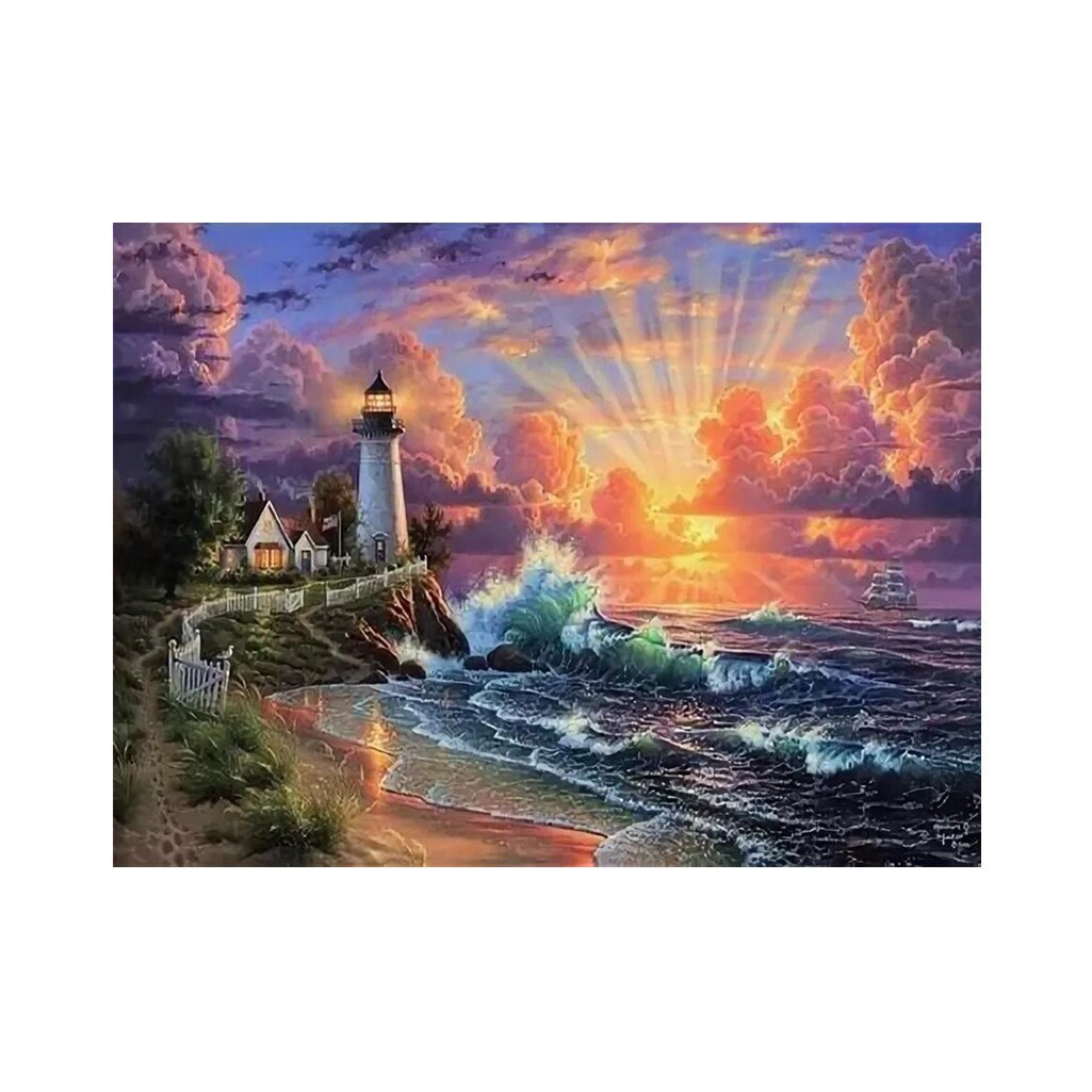 Full Pattern 5d Diy Diamond Art Embroidery Home Landscape Decoration Flower Diamond Painting Cross Stitch Year #T5P