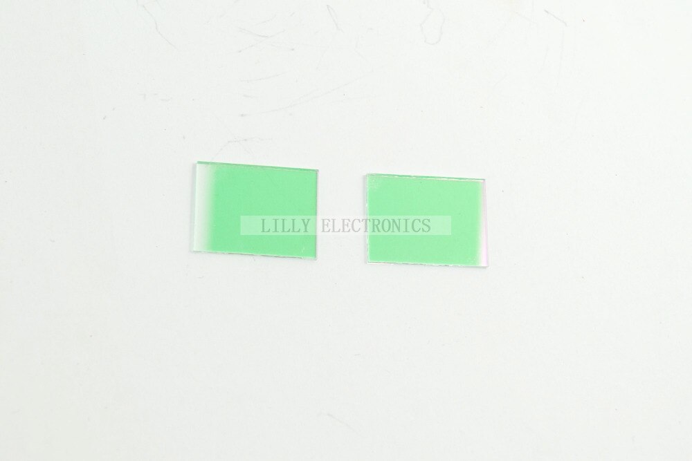 2x RGB Optical Lens Pass Green Reflect Red 20*15*1.1mm DIY Lab