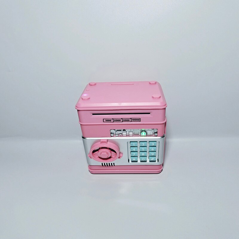 Elektronische Passwort Piggy Bargeld Münze Automatische Ablagerung Banknote Saving Maschine ATM Bank Sicher: Default Title