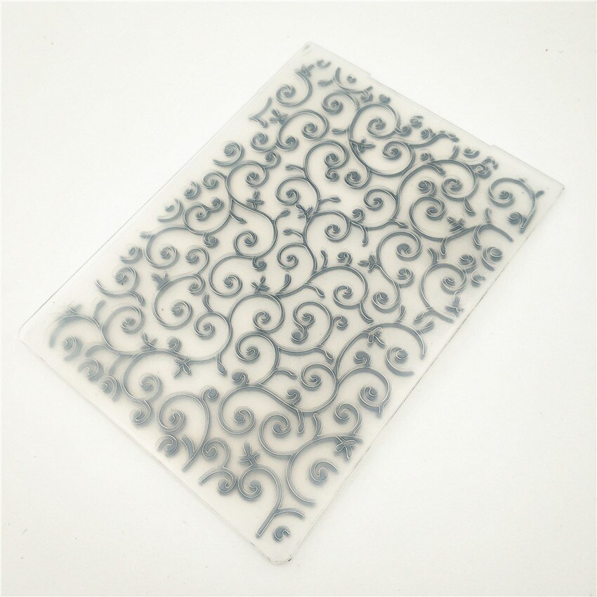 10.5x14.5cm vines Embossing folders Plastic bump Scrapbooking DIY Template Fondant indentation Cake Photo Album Card Make