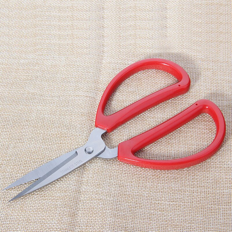 Vintage Rot Schneiderei Nähen Stickerei Schere für Cut Tuch Edelstahl Fine Point Präzision Handwerk Haushalt Schere E