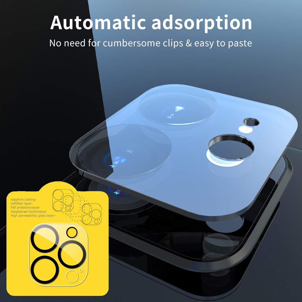 5Pcs Camera Lens Protector Voor Iphone 13 Pro Max 13 Mini Volledige Cover Camera Screen Protector Voor Iphone 13 13Pro Lens Glas