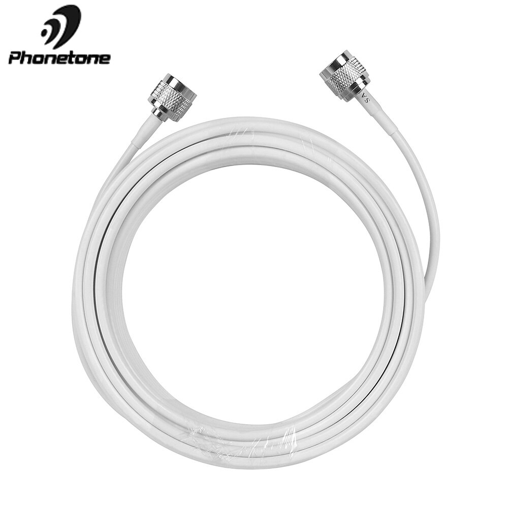 15M 50-3 RG58 Coaxial Cable N male to N male connector for Connecting Signal Booster to Antenna RF Adapter 50ohm Extender Cable