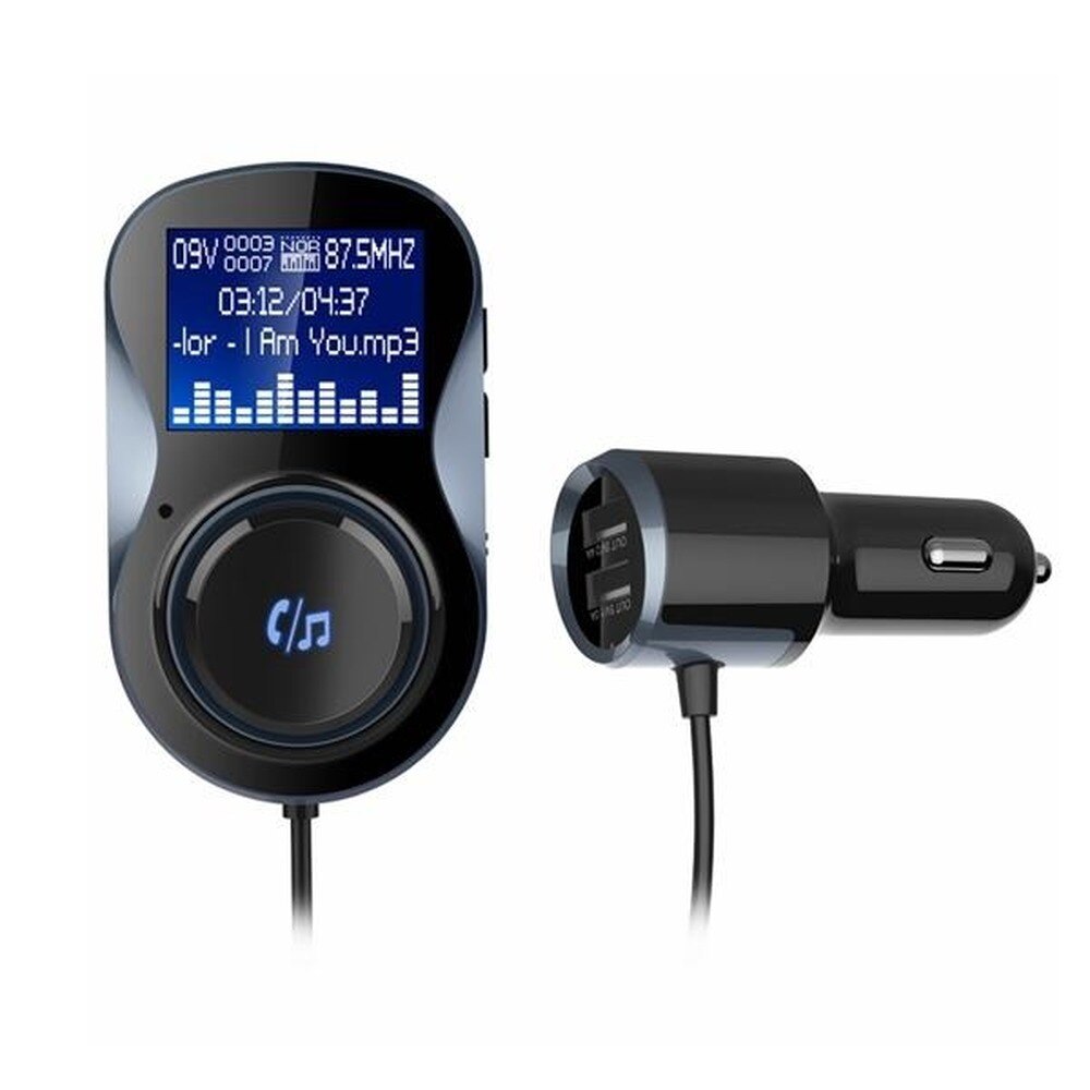 BC30 Auto 4.1 + Edr Bluetooth MP3 Speler Handsfree Dual Usb Fm Transmitter Car Charger
