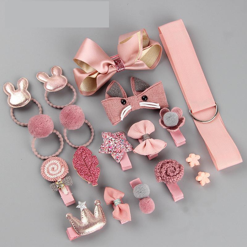 16 teile/satz Baby Mädchen Haar Clips Haarnadel Cartoon Baby Stirnband Bogen Blume Kinder Barrettes Headwear Baby Haar Zubehör: P1