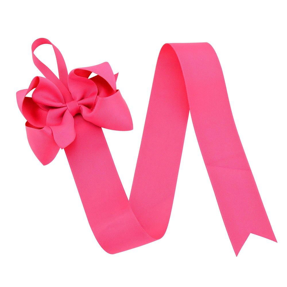 1piece 26'' Girls Solid Color Ribbons Hair Bow Holder Handmade Girl Barrette Holder Princcess's Hair Accessories 771: 14