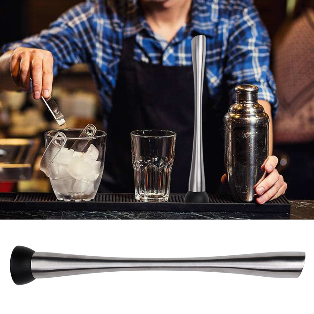 Batidora Mojito de acero inoxidable para Bar, mezclador artesanal, Mojito, fruta, menta, bartenedores, bebida, cóctel, herramientas prácticas