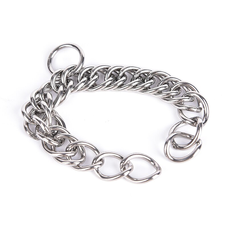 1pc stainless steel double link curb chain for horse bits pet