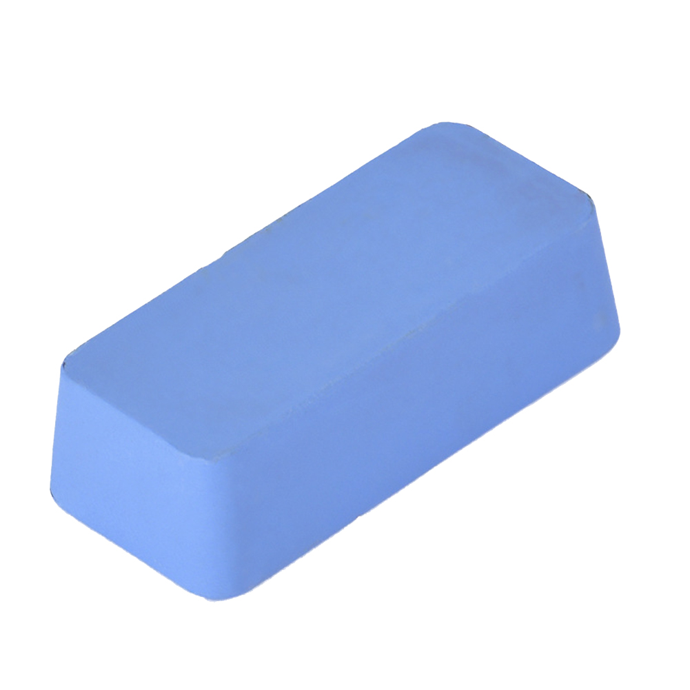 1 stk. poleringsvoks til rustfrit stål, fast poleringspasta, dekontaminering, reparation af ridser og fjernelse af slibende blokke: Rød