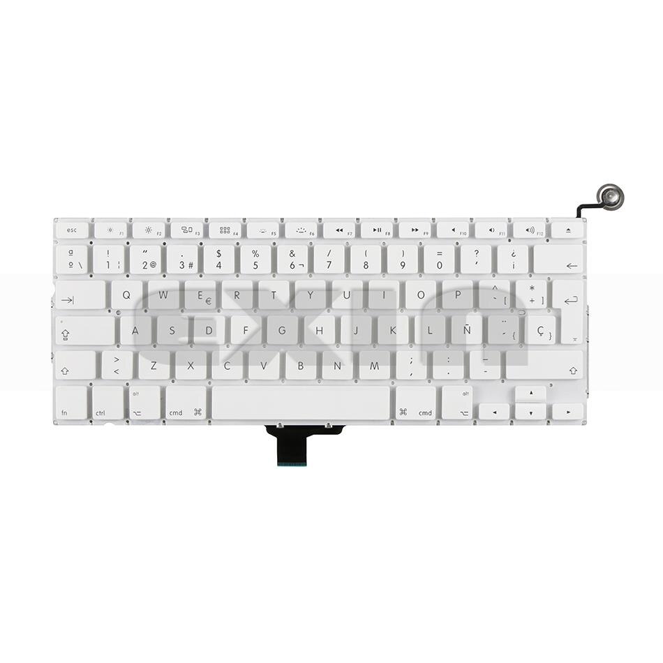Laptop A1342 Spanish Spain SP Keyboard for Macbook 13" A1342 Spanish Keyboard (no Backlight no Topcase) Year