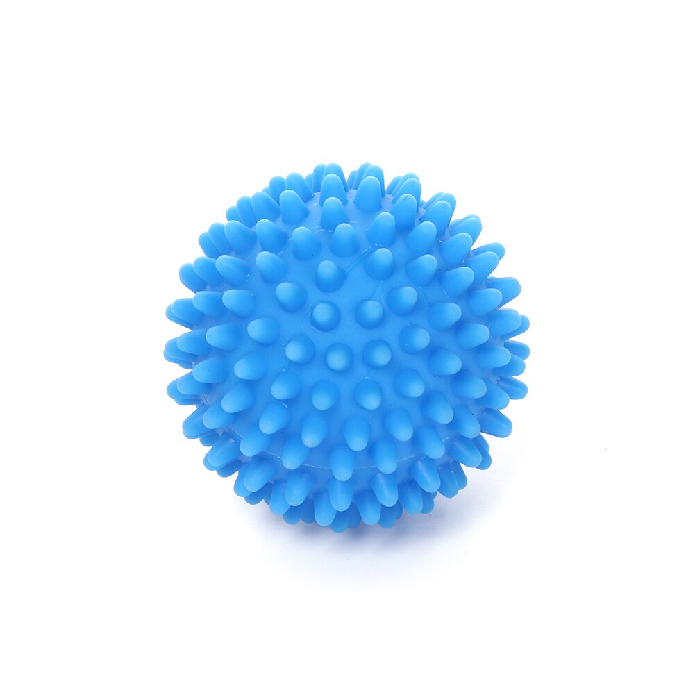 For Washing Machine Magic Washing Tool Laundry Balls Reusable Cleaning Drying Fabric Softener Ball PVC Dryer Balls Accessories: Blue 2pcs