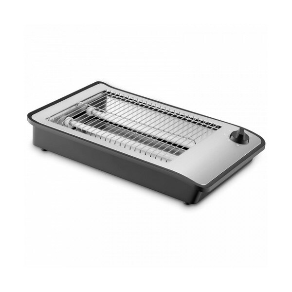 Taurus Todopan - Tostadora para Todo Tipo de Pan, 700W, Doble Área de Tostado, Sistema de Fijación Práctico, Rejilla Acero Inoxidable con Goma Antideslizante, Toque Frío, Negro
