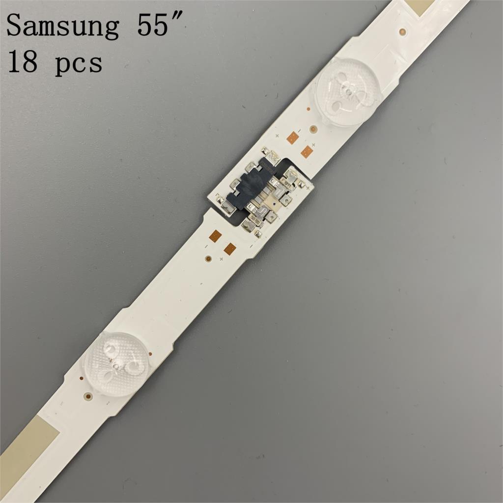 Led bakgrundsbelysningsremsa 14 lampa för samsung 55 &quot; tv  ua55 js 7200 ue55 ju 6872 ue55 ju 6872u ue55 ju 6850 un55 js 7250 ue55 ju 6800 bn96-38481a