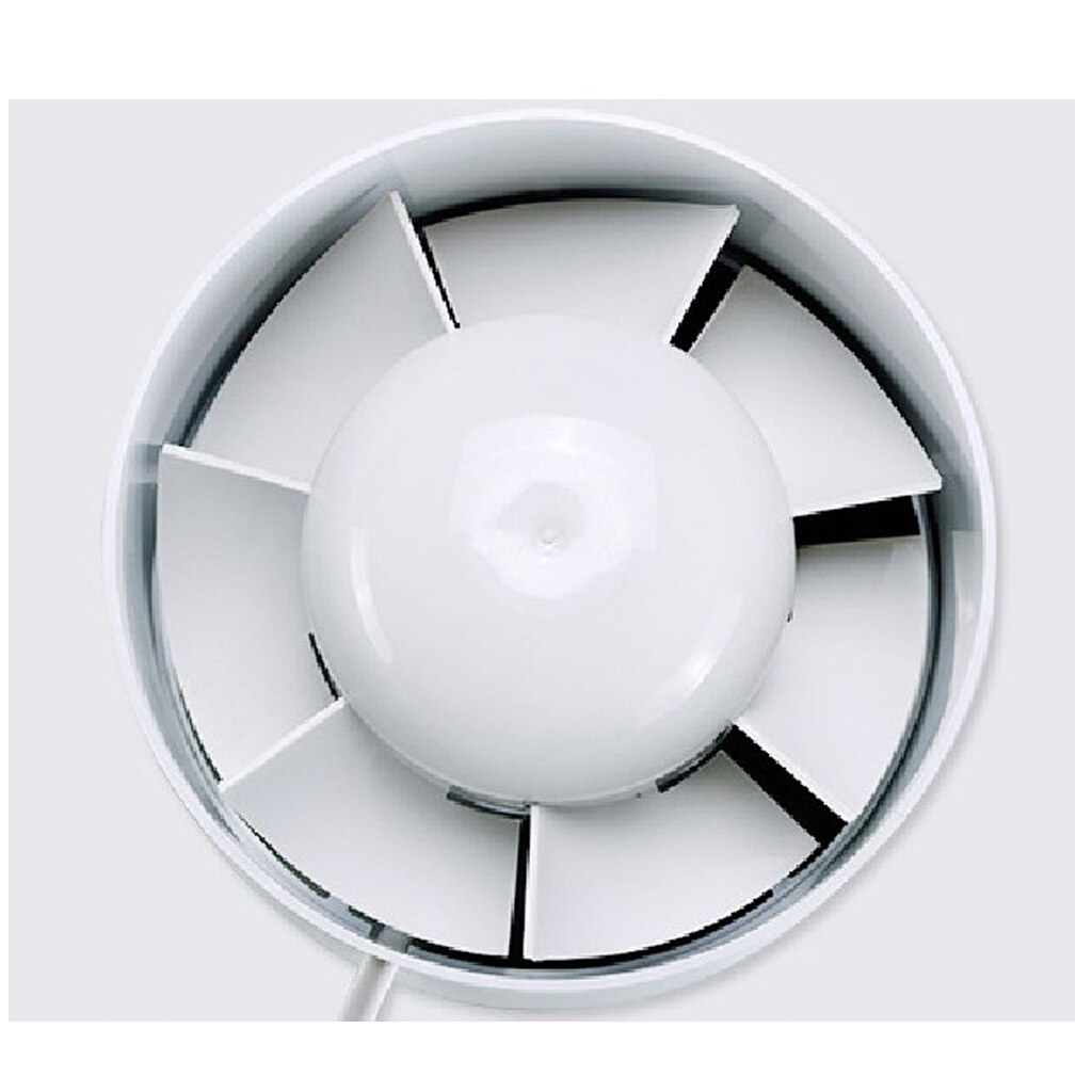 SILENT BATHROOM KITCHEN TOILET LOFT 100/4" IN LINE DUCTING EXTRACTOR FAN Air Cooled Hydroponic Blower Residential