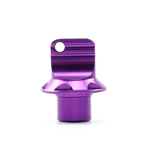 Scooter modifié cyclomoteur CNC en alliage d'aluminium porte-clés chaîne pour moto: Purple 2