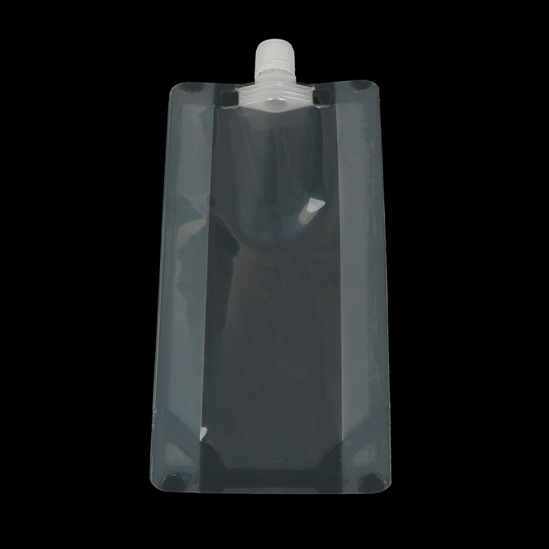 Bolsa de plástico transparente para bebidas y zumo, frasco transparente de succión para líquidos frescos, bolsillo de embalaje, 10 Uds., 200ml